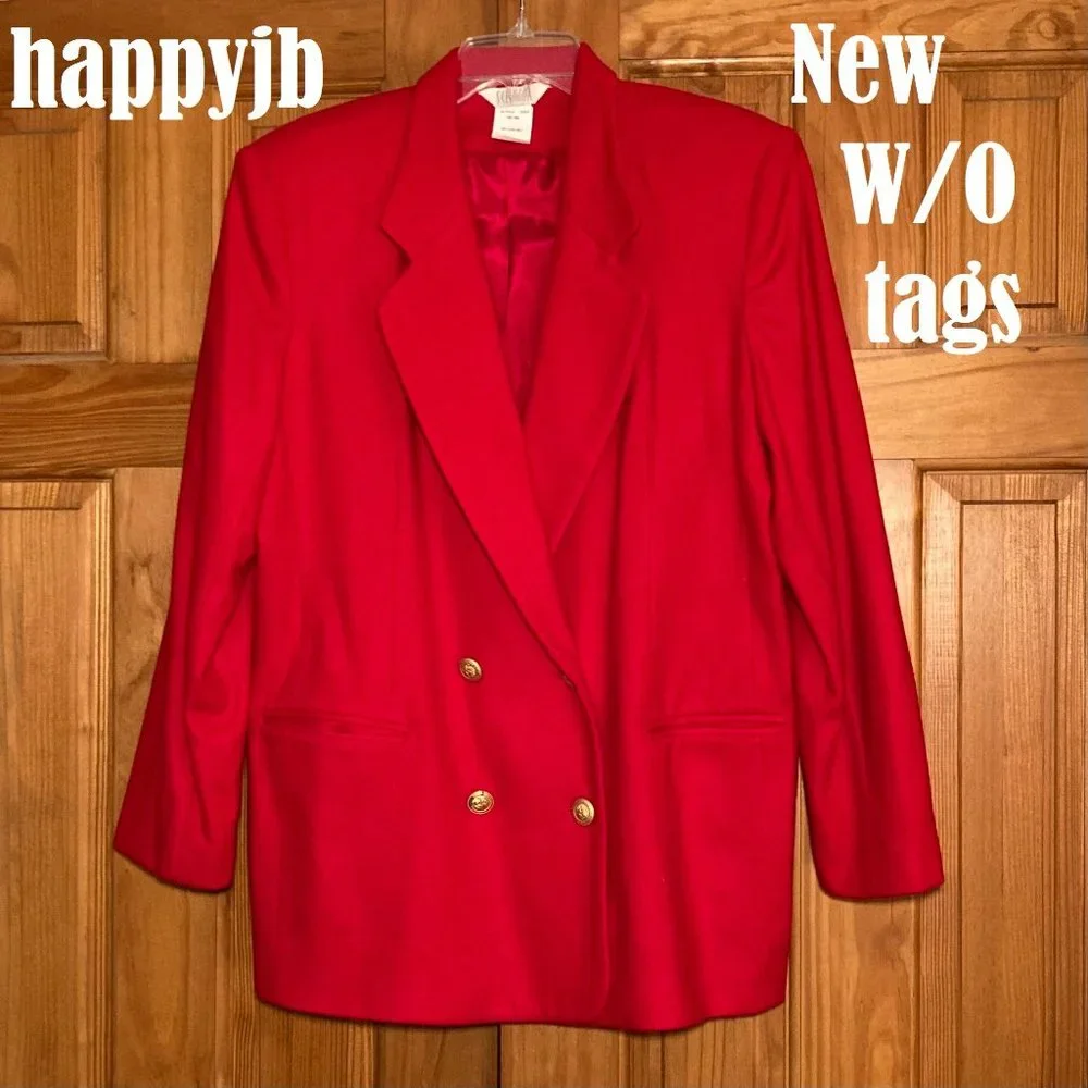 NWOT Vintage Sellecca Blazer Jacket Size 12